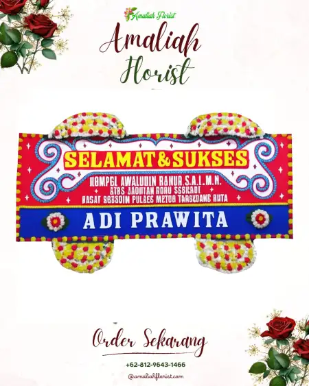 Papan Bunga Ucapan Selamat Jemaras Kidul